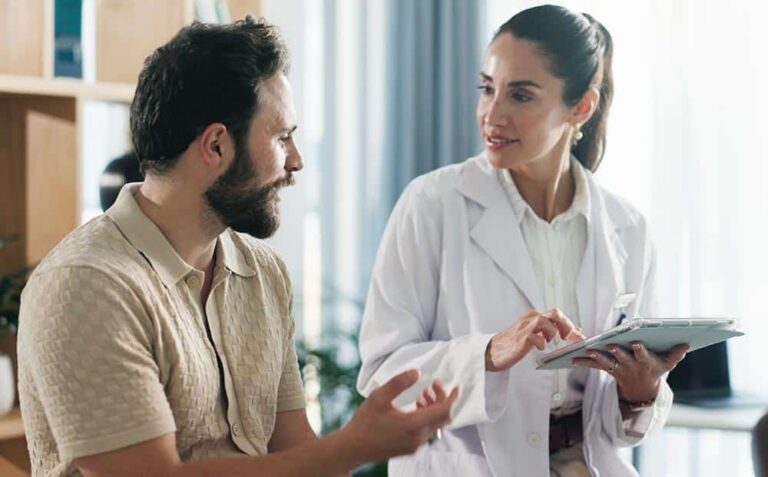 Doctor patient consultation