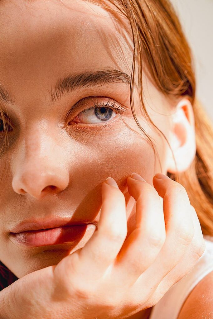 Serious woman