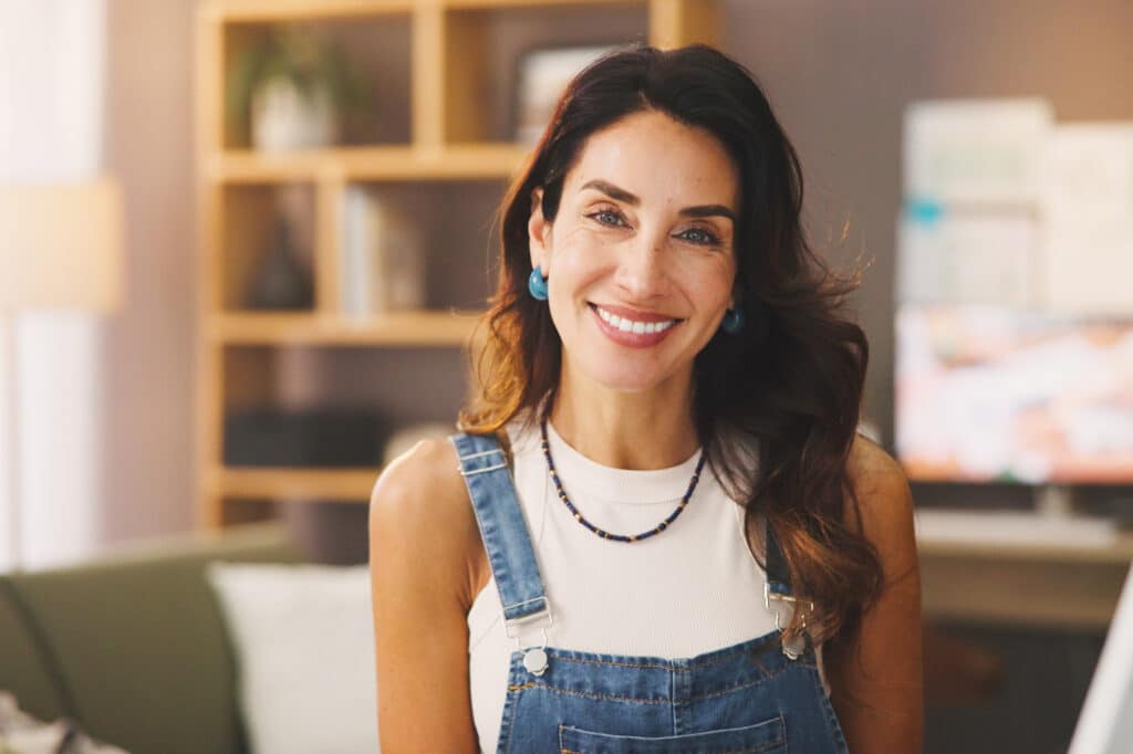 Happy woman